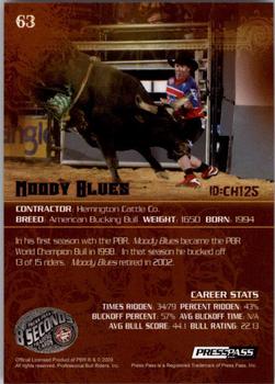 2010 Press Pass 8 Seconds #63 Moody Blues Back